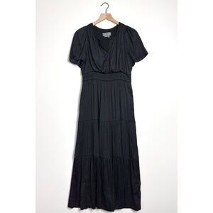 ANTHROPOLOGIE Satin Somerset Maxi Dress